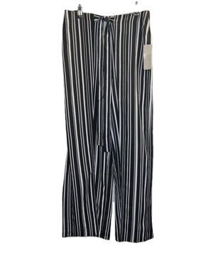 Big Water Blue Sky Tie Front Open Leg Striped Pants Harem Size L Summer